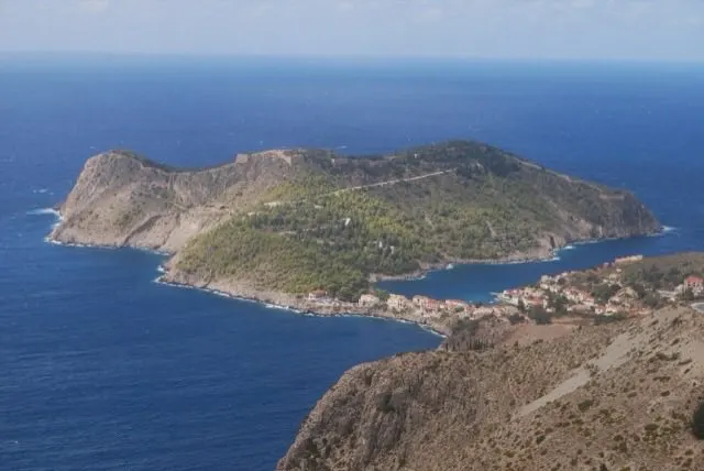 Asos kefalonia — winter Greece