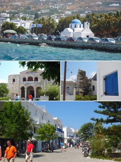 Paros collage c — winter Greece
