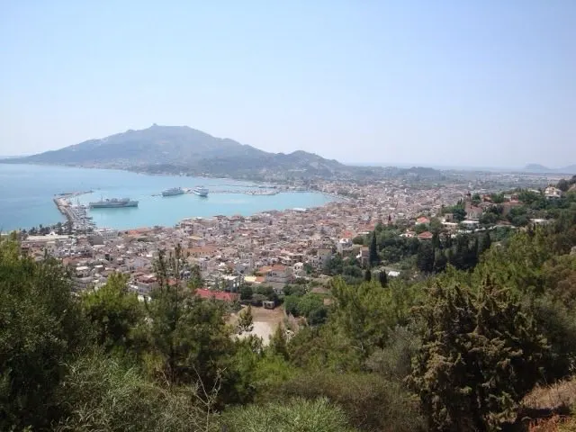 Zakintos panorama — winter Greece